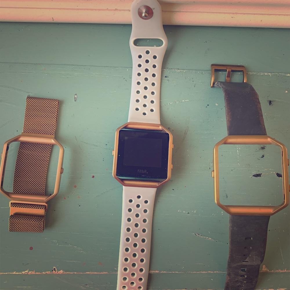 Fitbit Blaze watch and watch bands